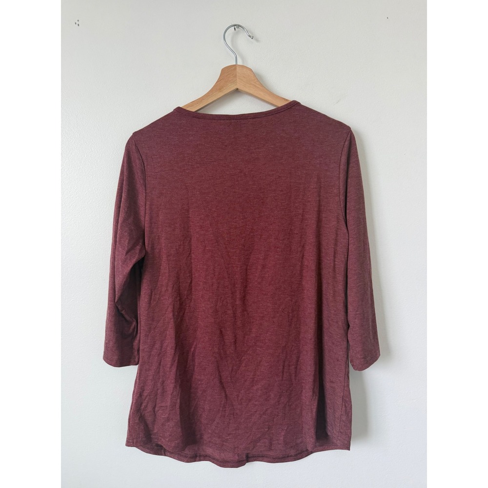 Automet Women's Quarter Sleeve Lace Top – Maroon – Size Medium – NWT - Picture 4 of 4
